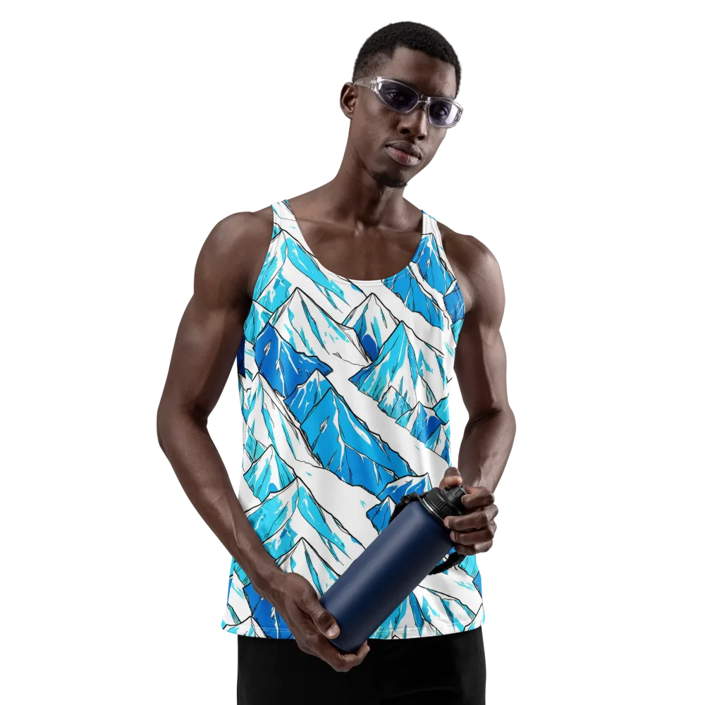 Arctic Ink on Men's Tank Top — Front