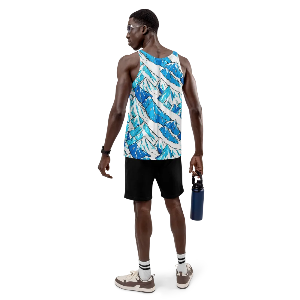 Arctic Ink on Men's Tank Top — Back