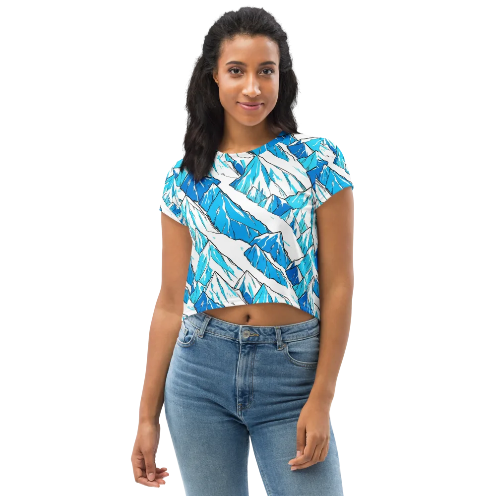 Arctic Ink on Crop Tee — Front
