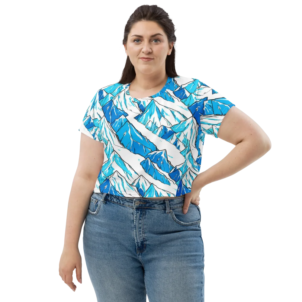 Arctic Ink on Crop Tee — Front