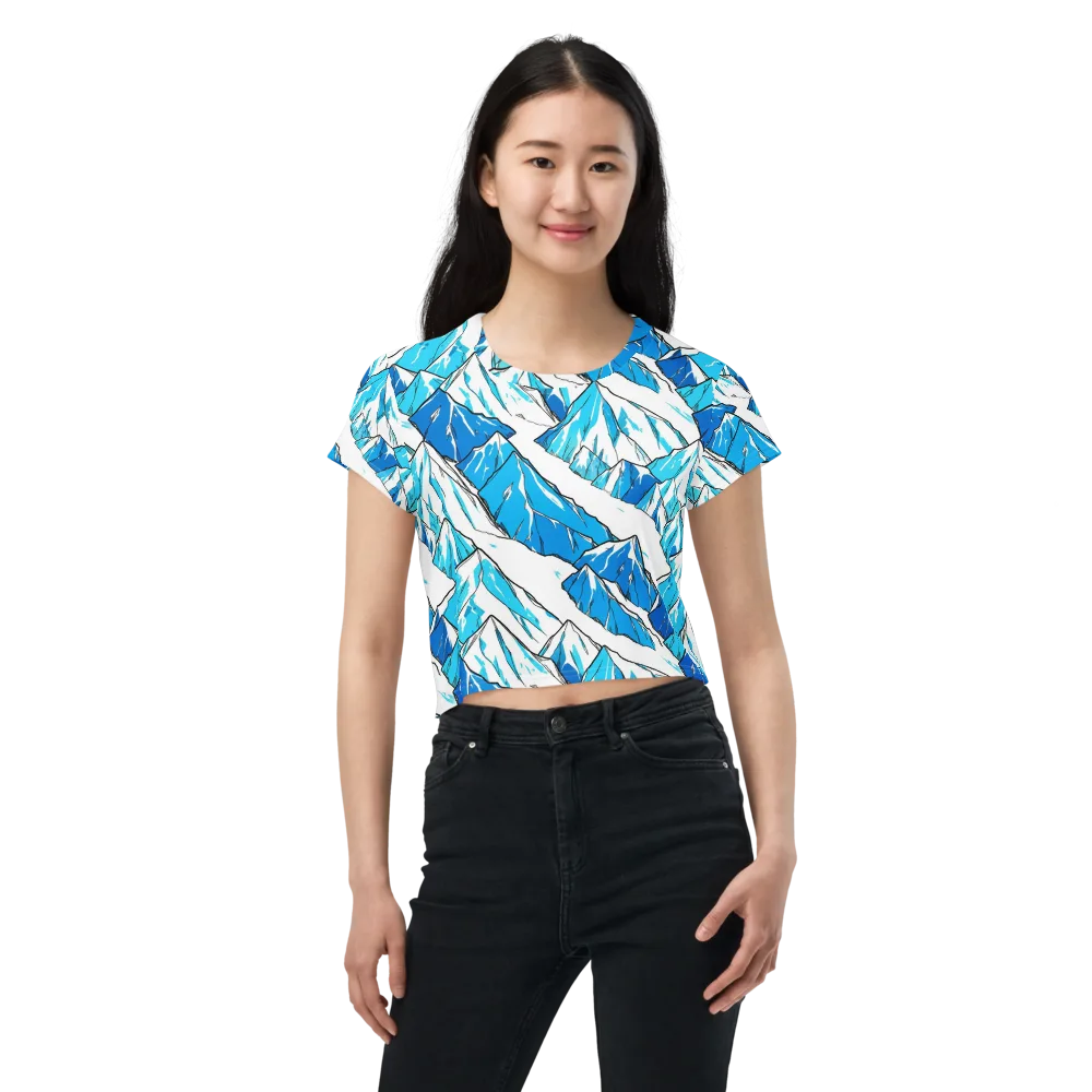Arctic Ink on Crop Tee — Front