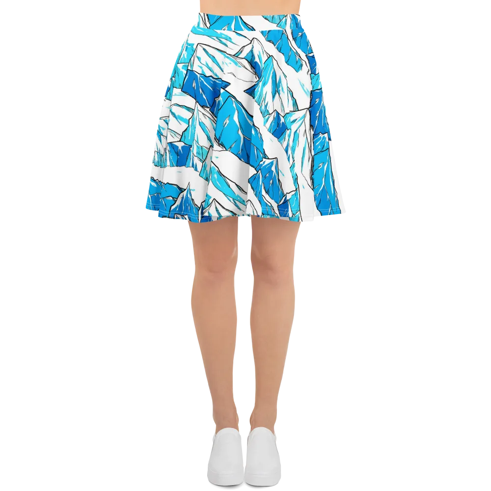 Arctic Ink on Skater Skirt — Front