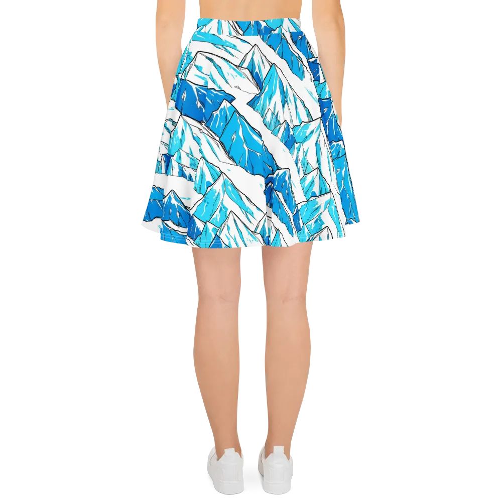 Arctic Ink on Skater Skirt — Back