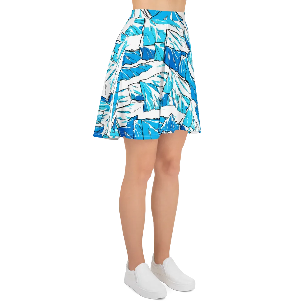 Arctic Ink on Skater Skirt — Right