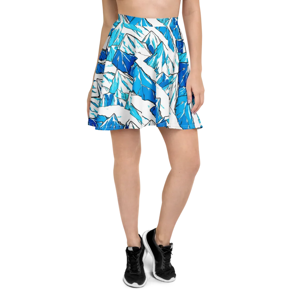 Arctic Ink on Skater Skirt — Front