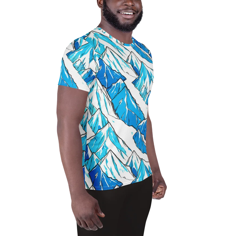 Arctic Ink on Men's Athletic T-Shirt — Right