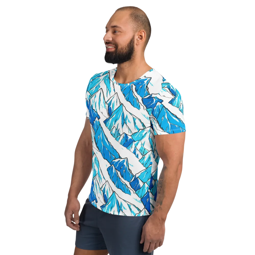 Arctic Ink on Men's Athletic T-Shirt — Left