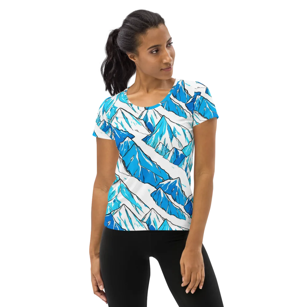 Arctic Ink on Women's Athletic T-Shirt — Front