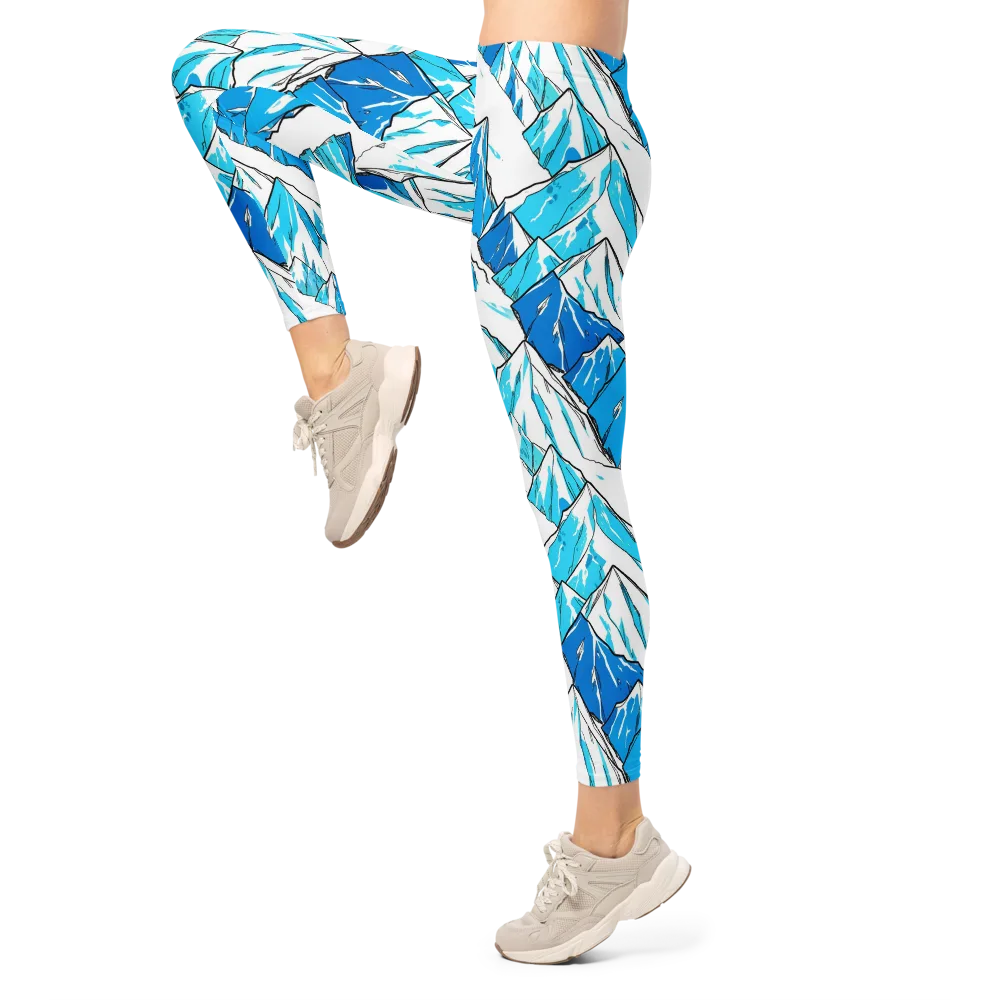 Arctic Ink on Leggings — Left