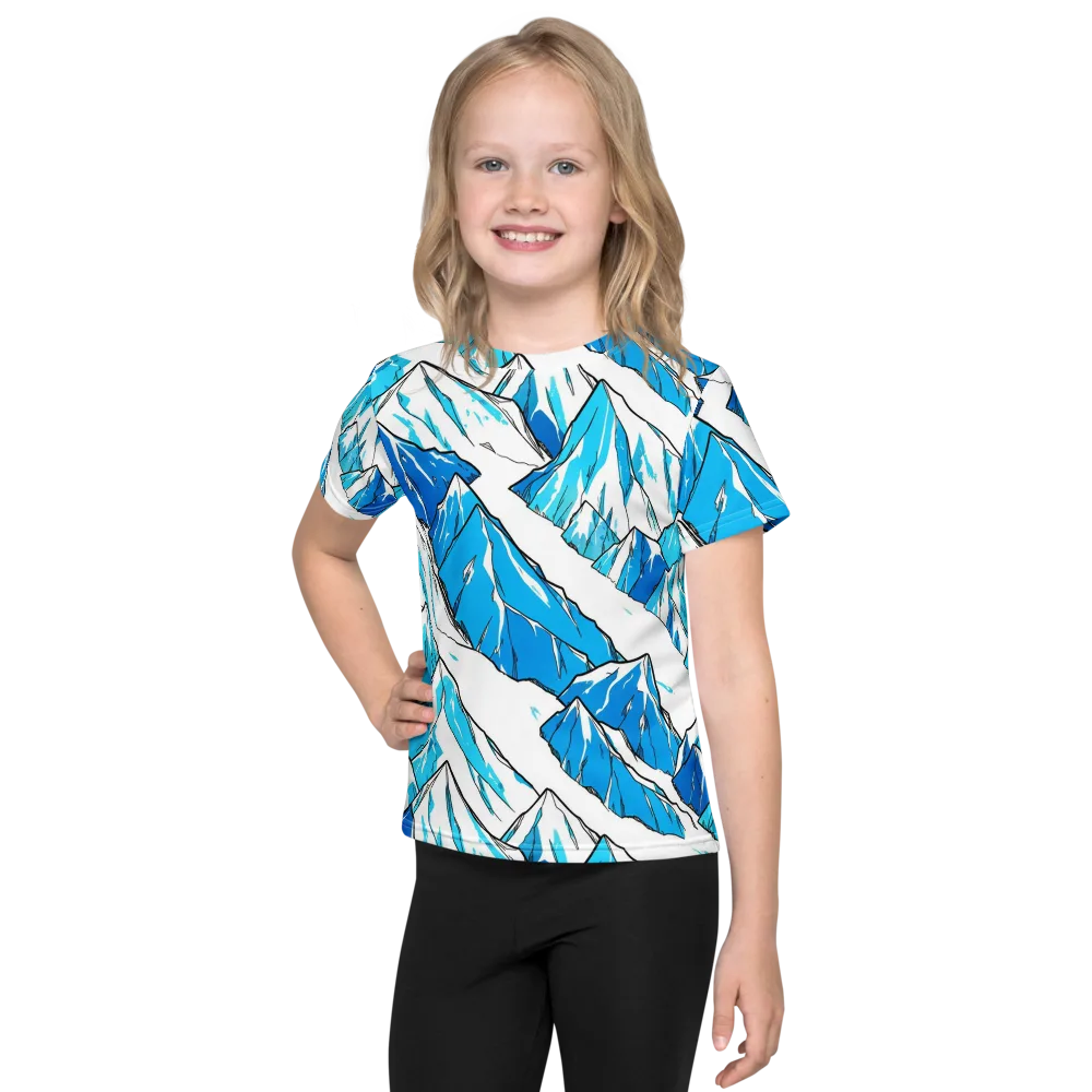 Arctic Ink on Kids Crew Neck T-Shirt — Front