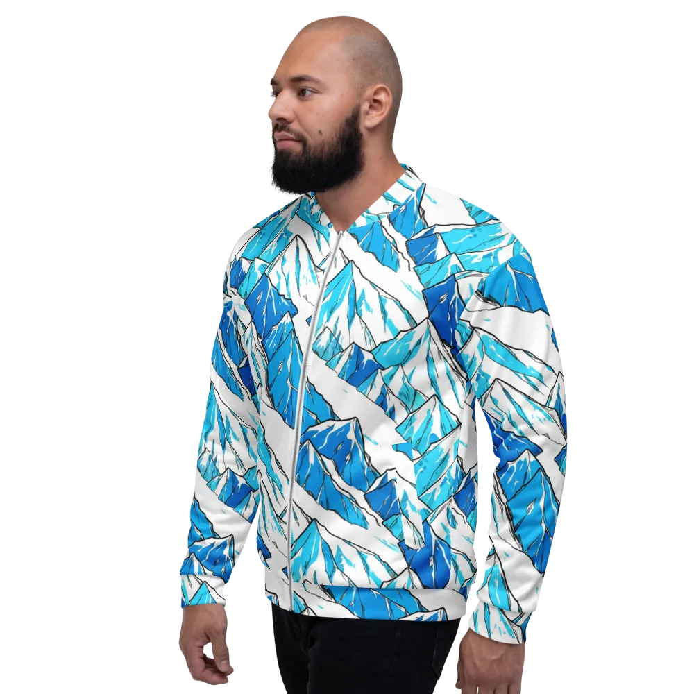Arctic Ink on Bomber Jacket — Left
