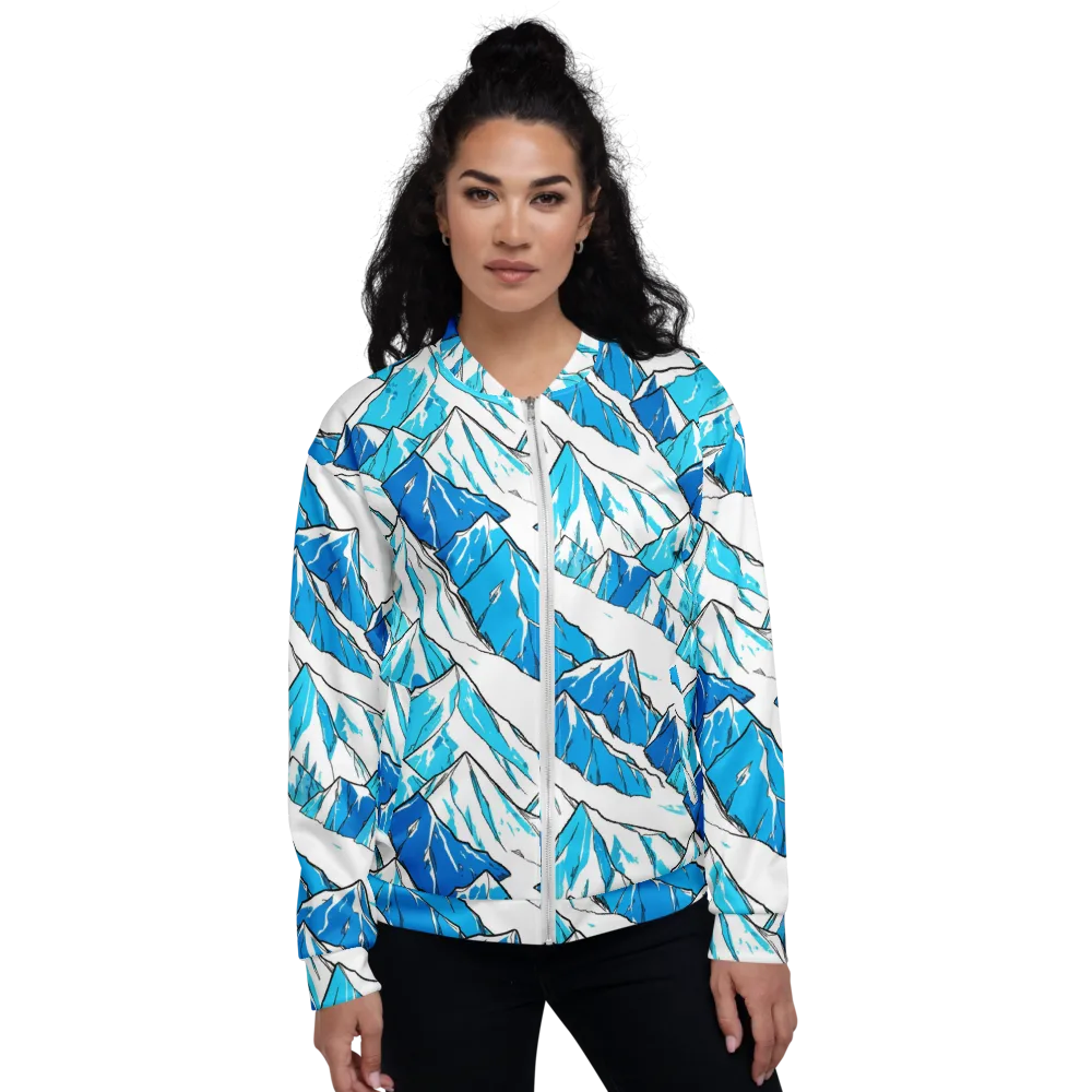 Arctic Ink on Bomber Jacket — Front