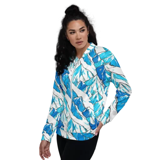 Arctic Ink on a Bomber Jacket