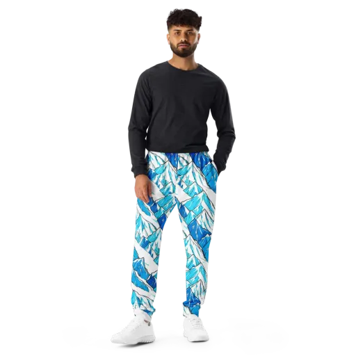 Arctic Ink on a Men's Joggers