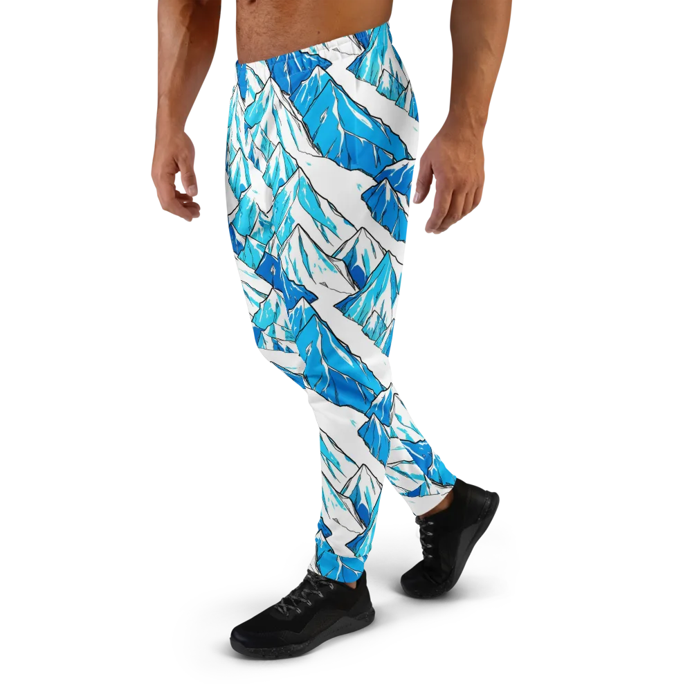 Arctic Ink on Men's Joggers — Left