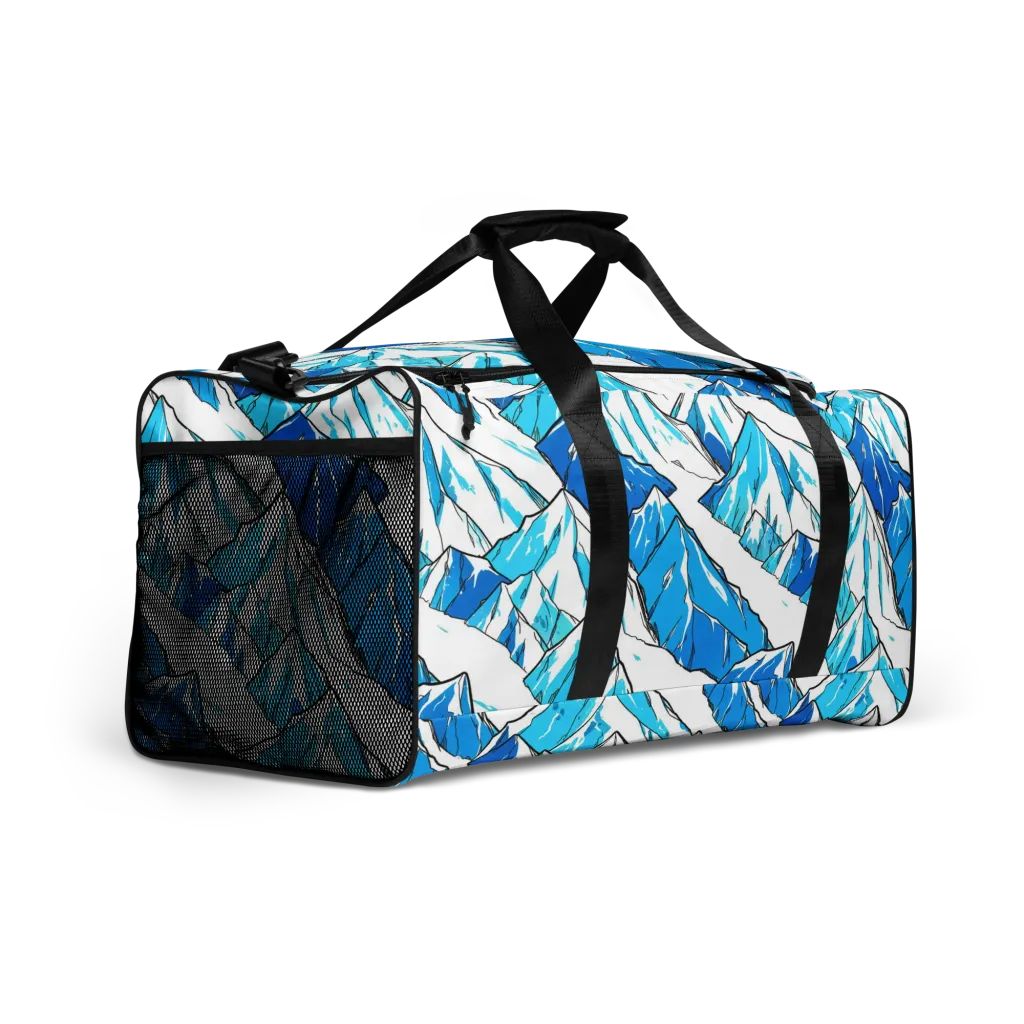 Arctic Ink on Duffle Bag — Right Front