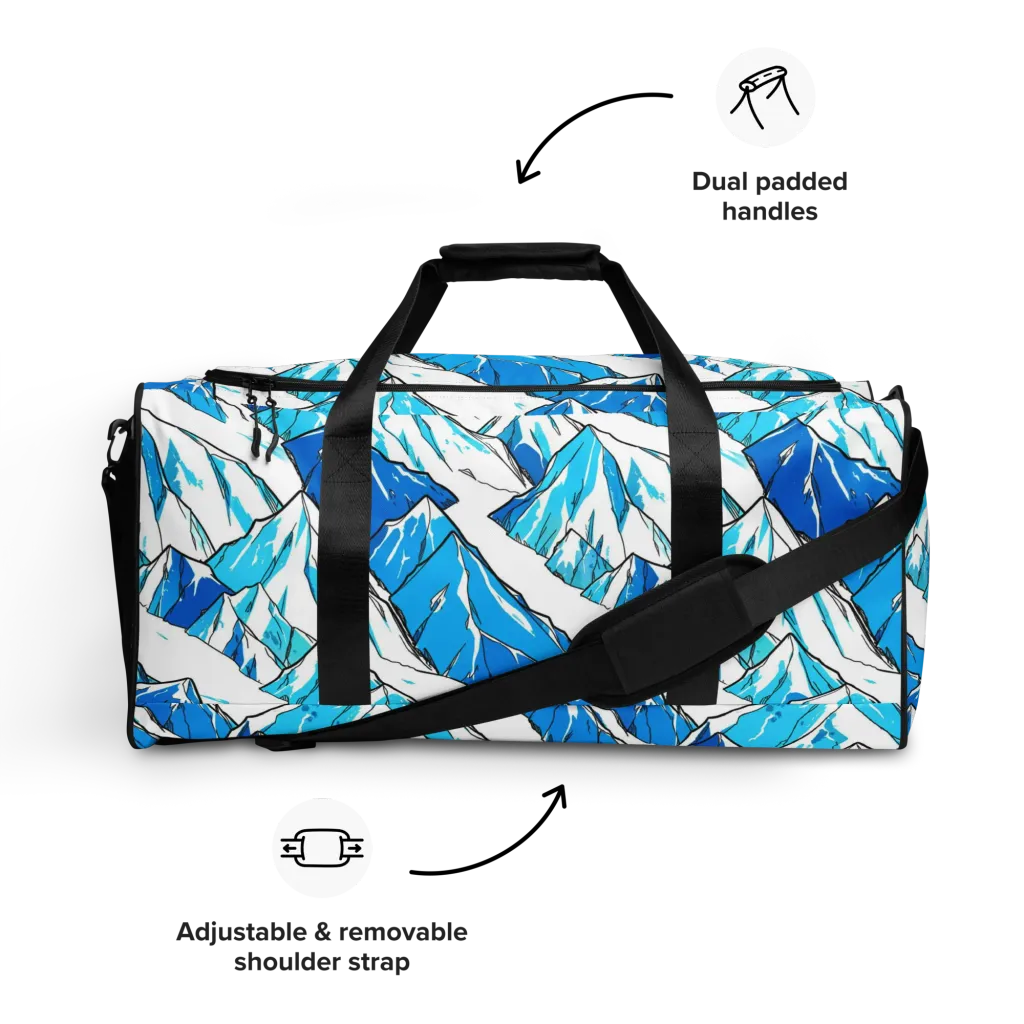 Arctic Ink on Duffle Bag — Front