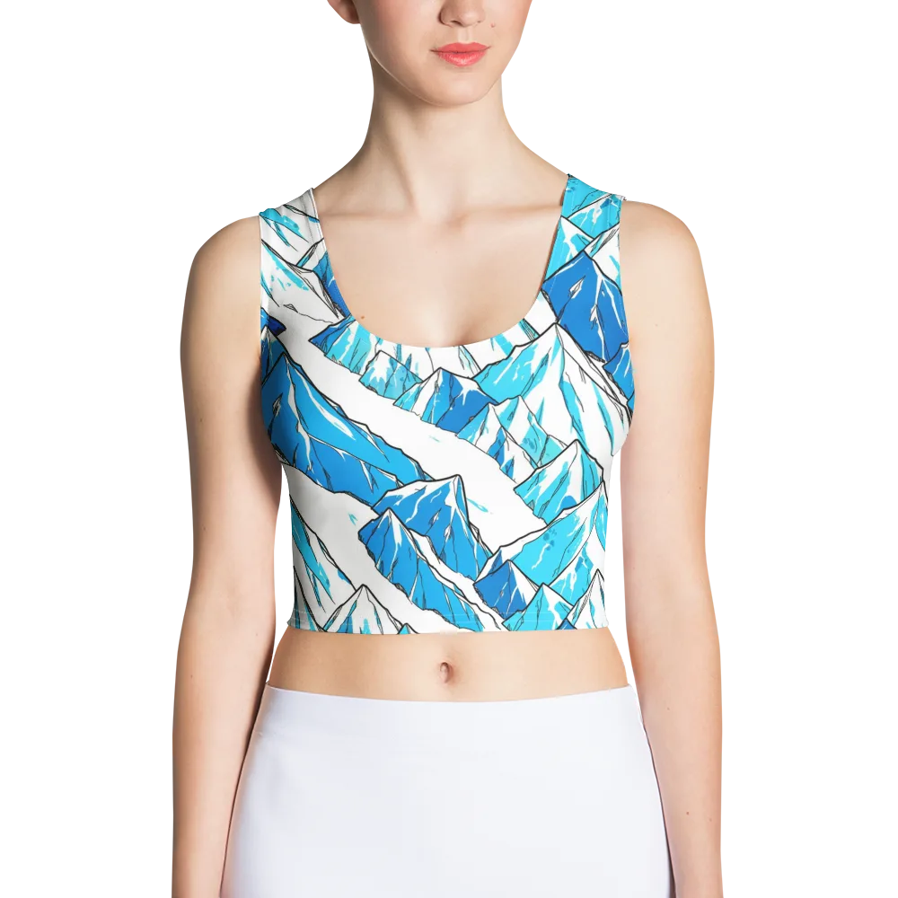 Arctic Ink on Crop Top — Front