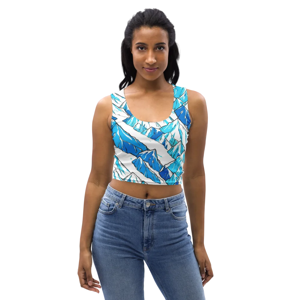 Arctic Ink on Crop Top — Front