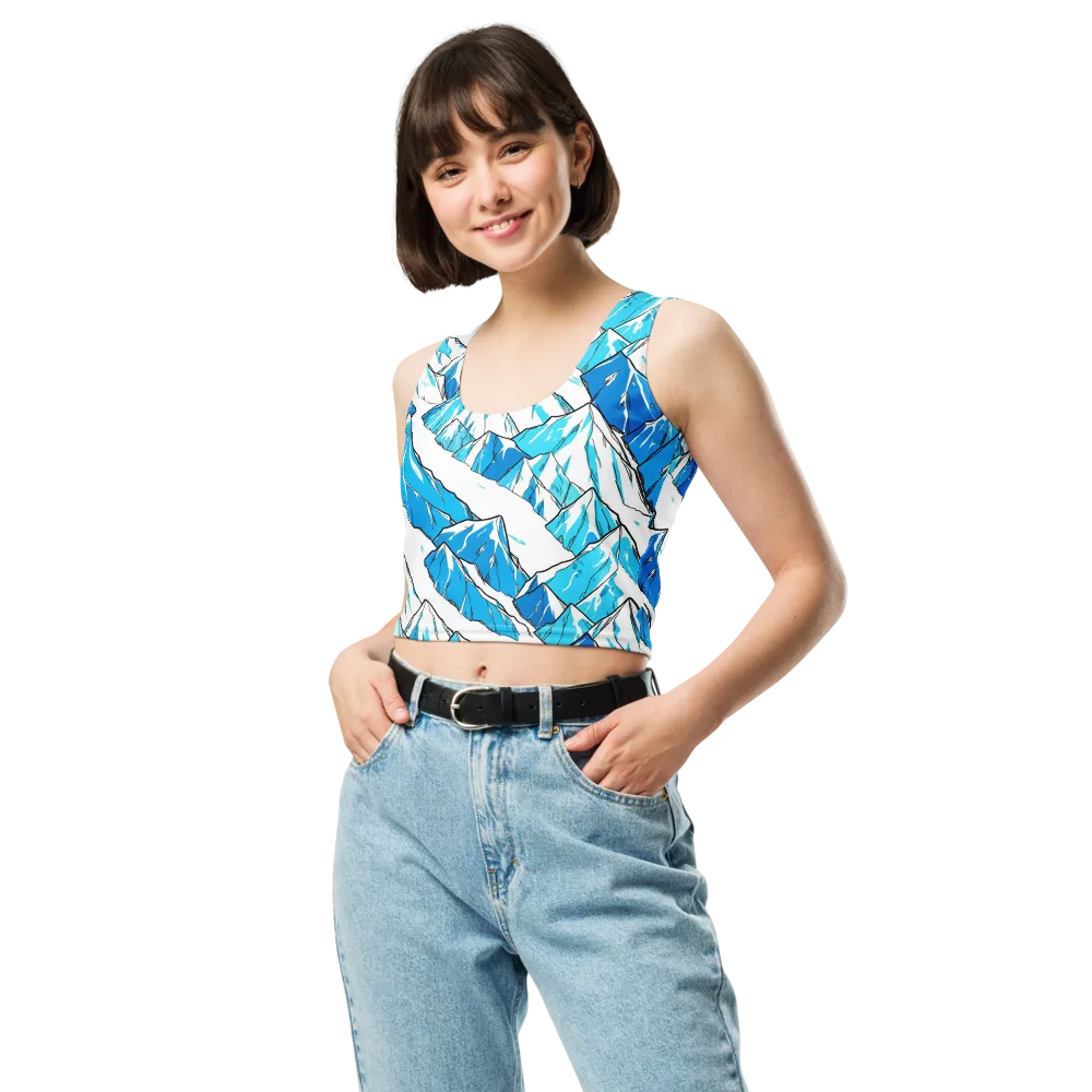 Arctic Ink on Crop Top — Front