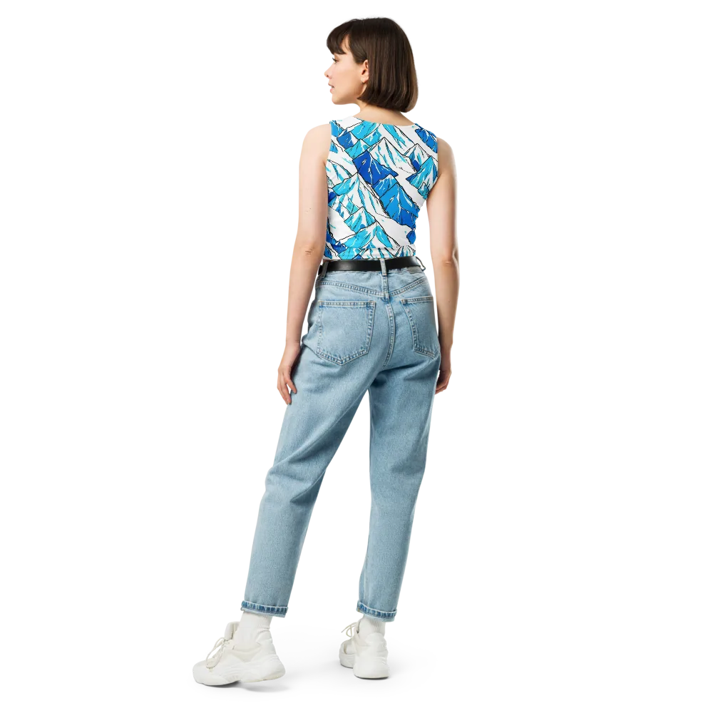 Arctic Ink on Crop Top — Back
