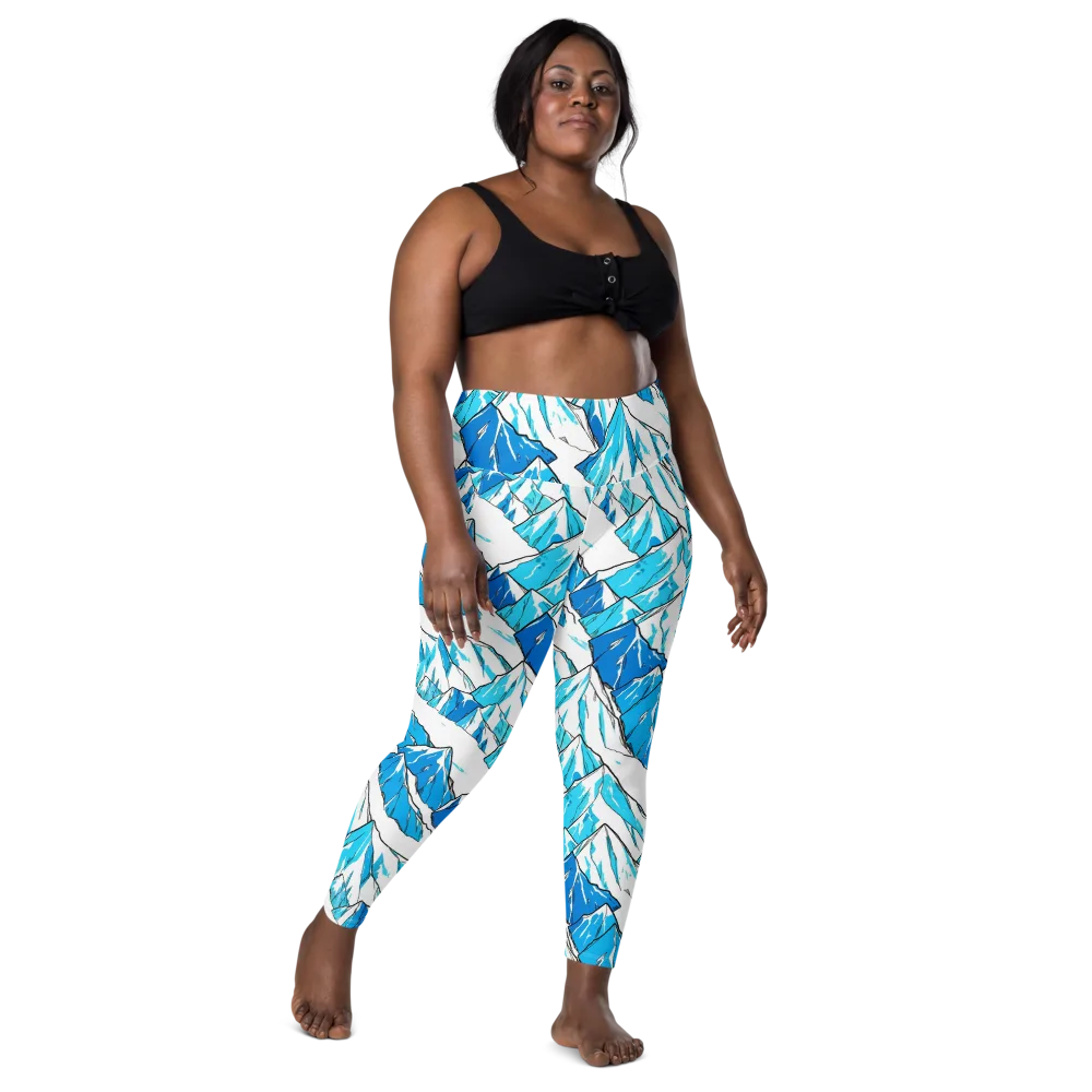 Arctic Ink on Leggings with Pockets — Front