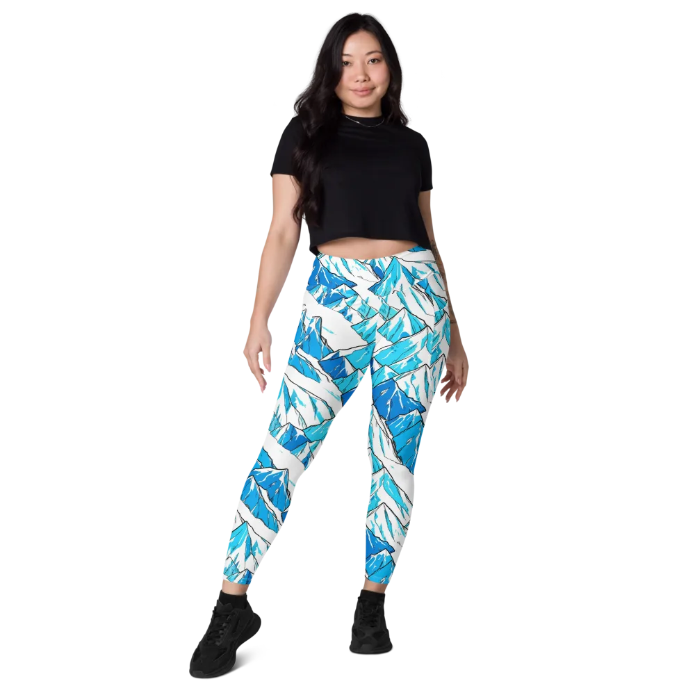 Arctic Ink on Leggings with Pockets — Front
