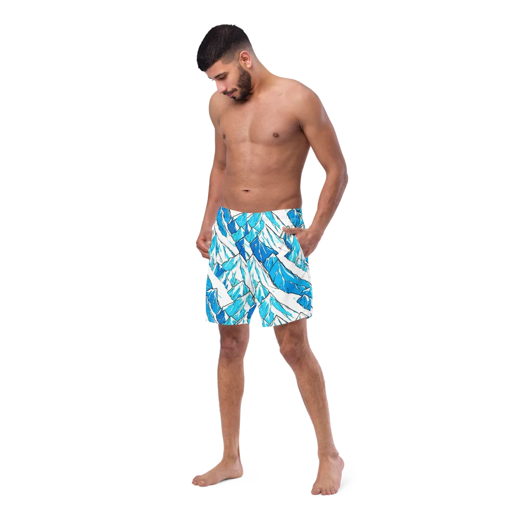Arctic Ink on Swim Trunks — Left Front
