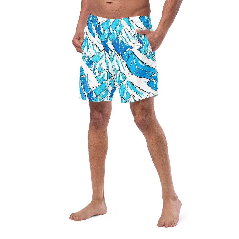 Arctic Ink on Swim Trunks — Left Front