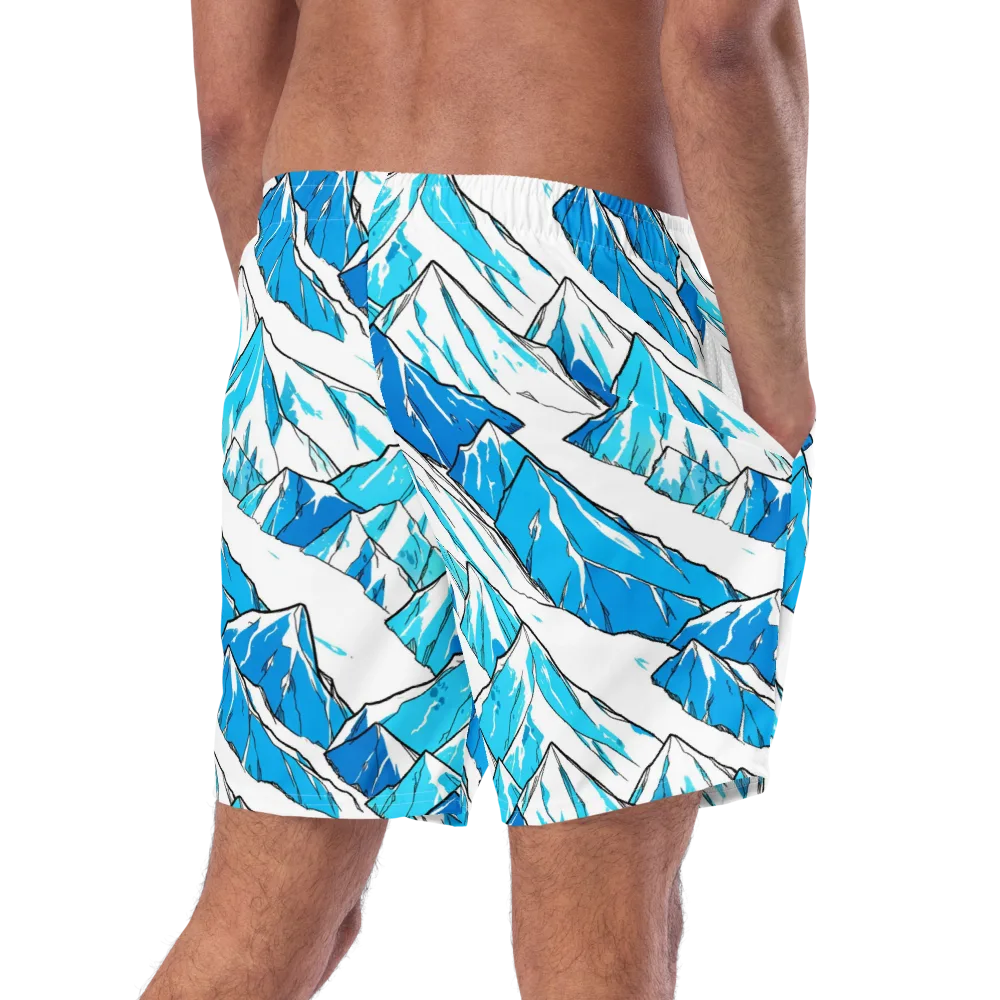 Arctic Ink on Swim Trunks — Right Back