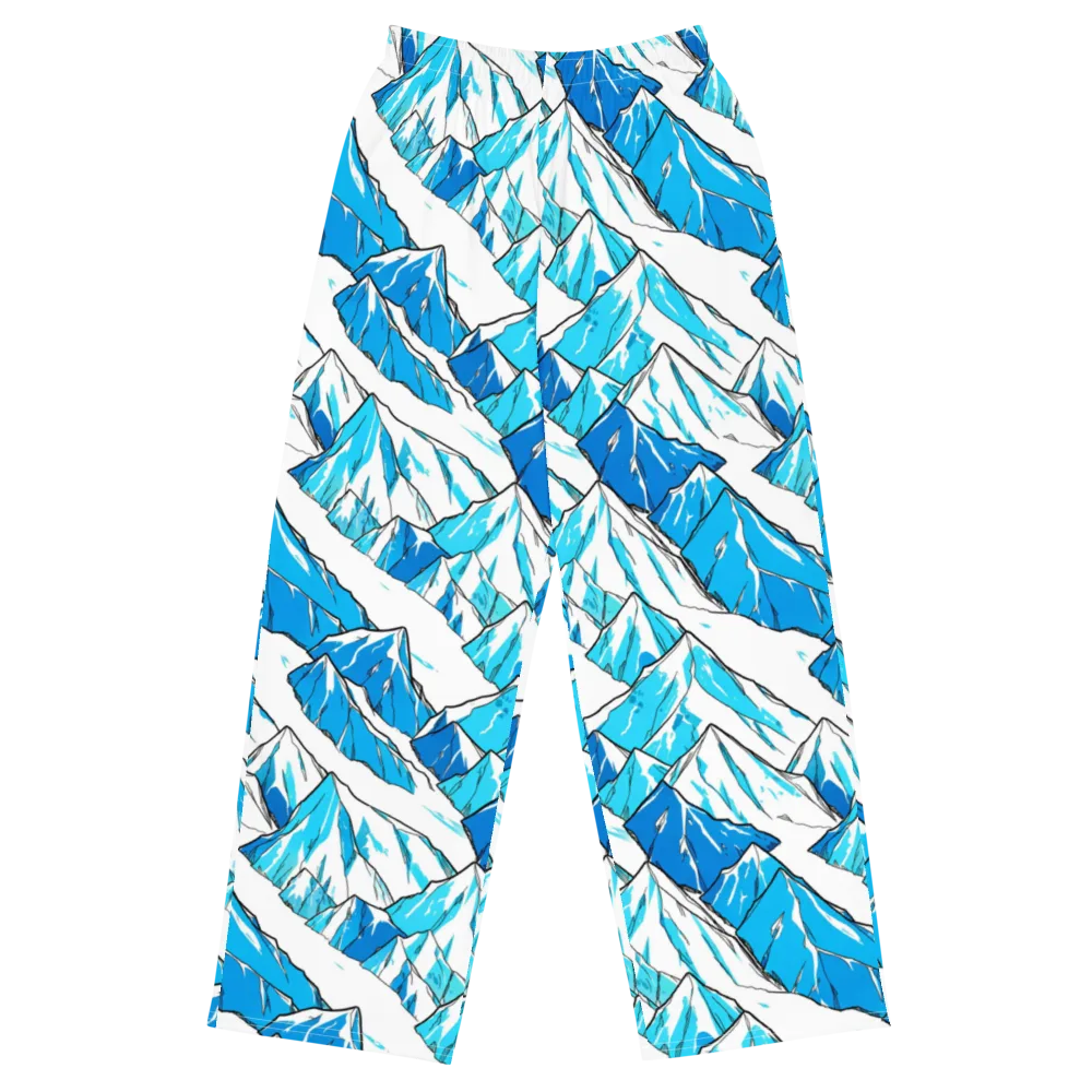 Arctic Ink on Wide-Leg Pants — Front