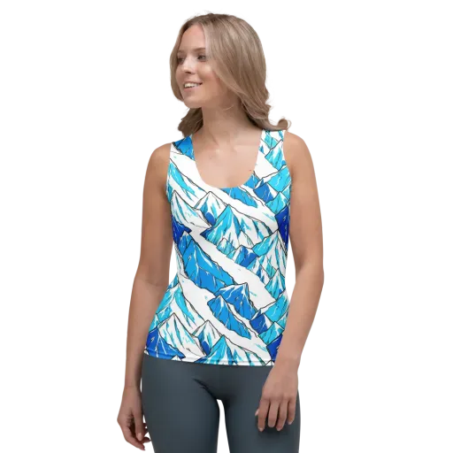 Arctic Ink on a Women's Tank Top