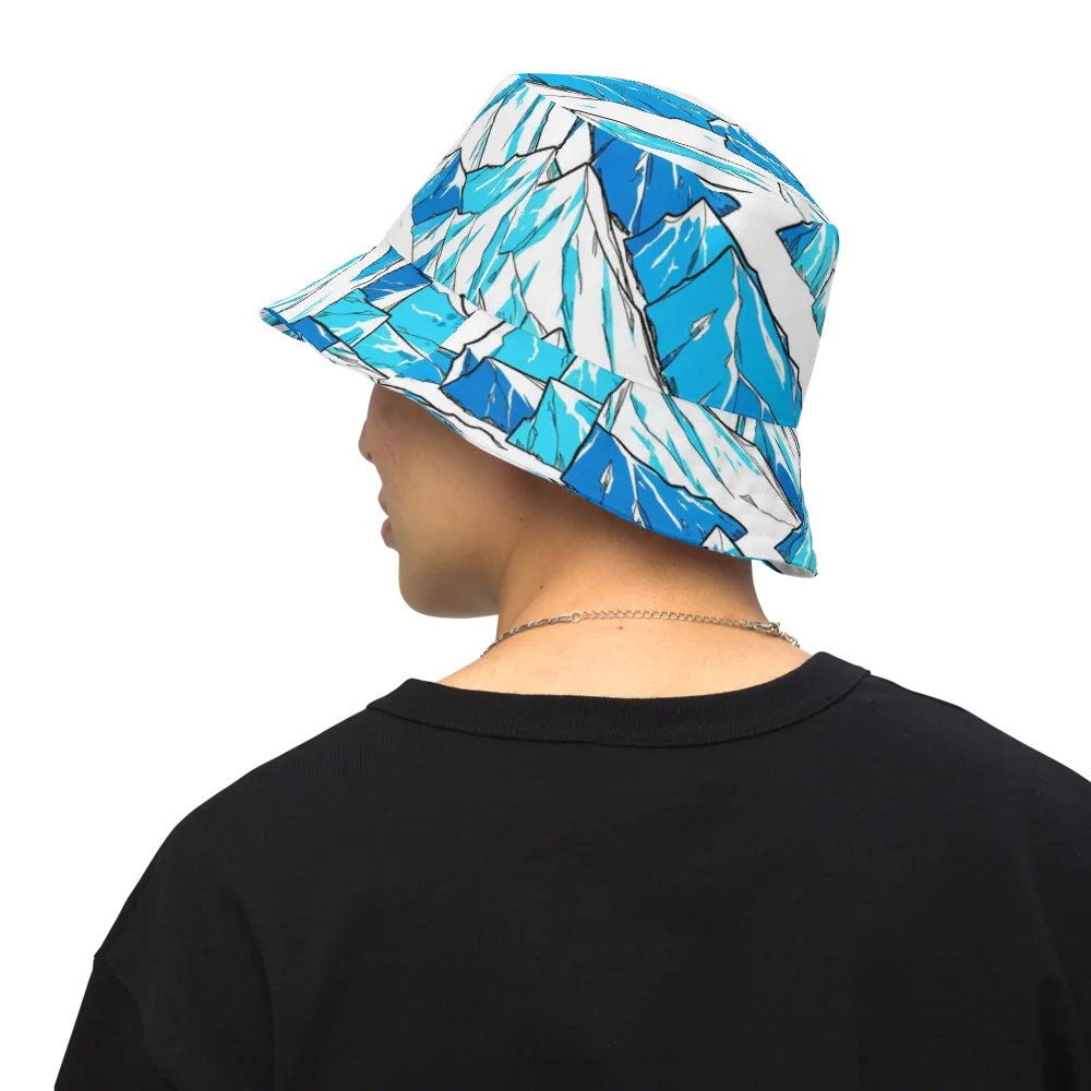 Arctic Ink on Reversible Bucket Hat — Back Inside