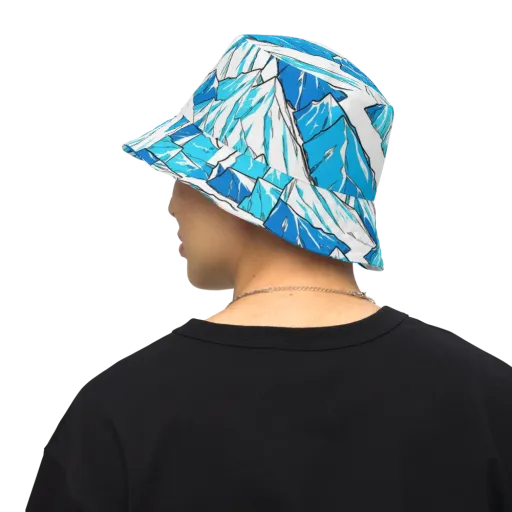 Arctic Ink on a Reversible Bucket Hat