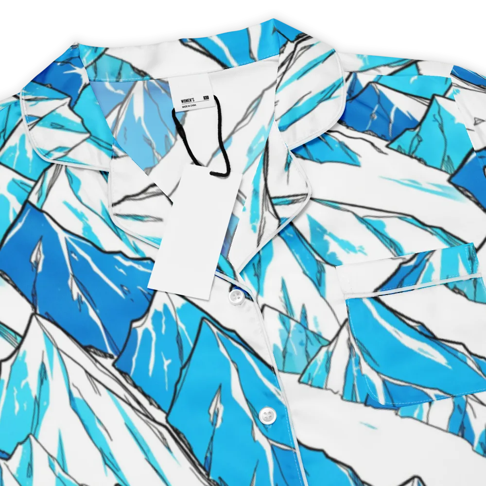 Arctic Ink on Women's Short Sleeve Pajama Top — Product details