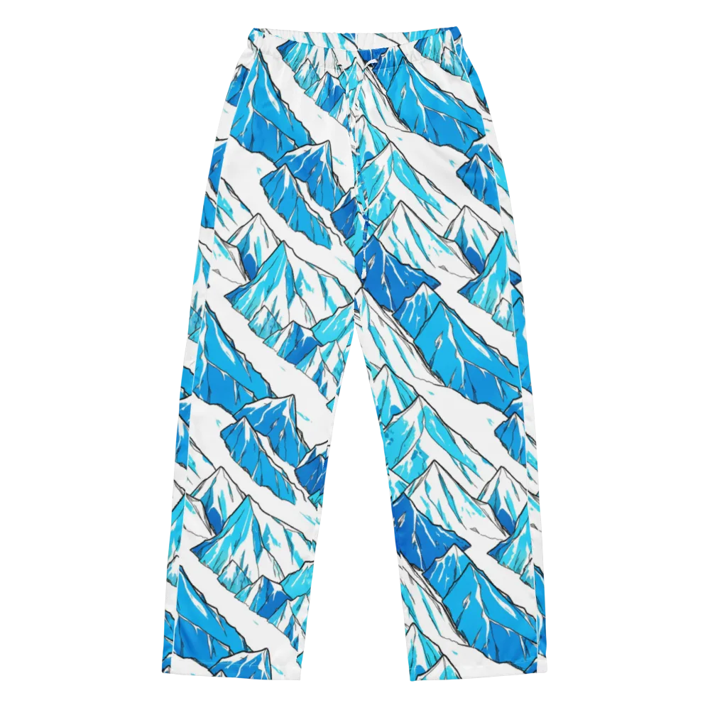 Arctic Ink on Women's Pajama Pants — Front