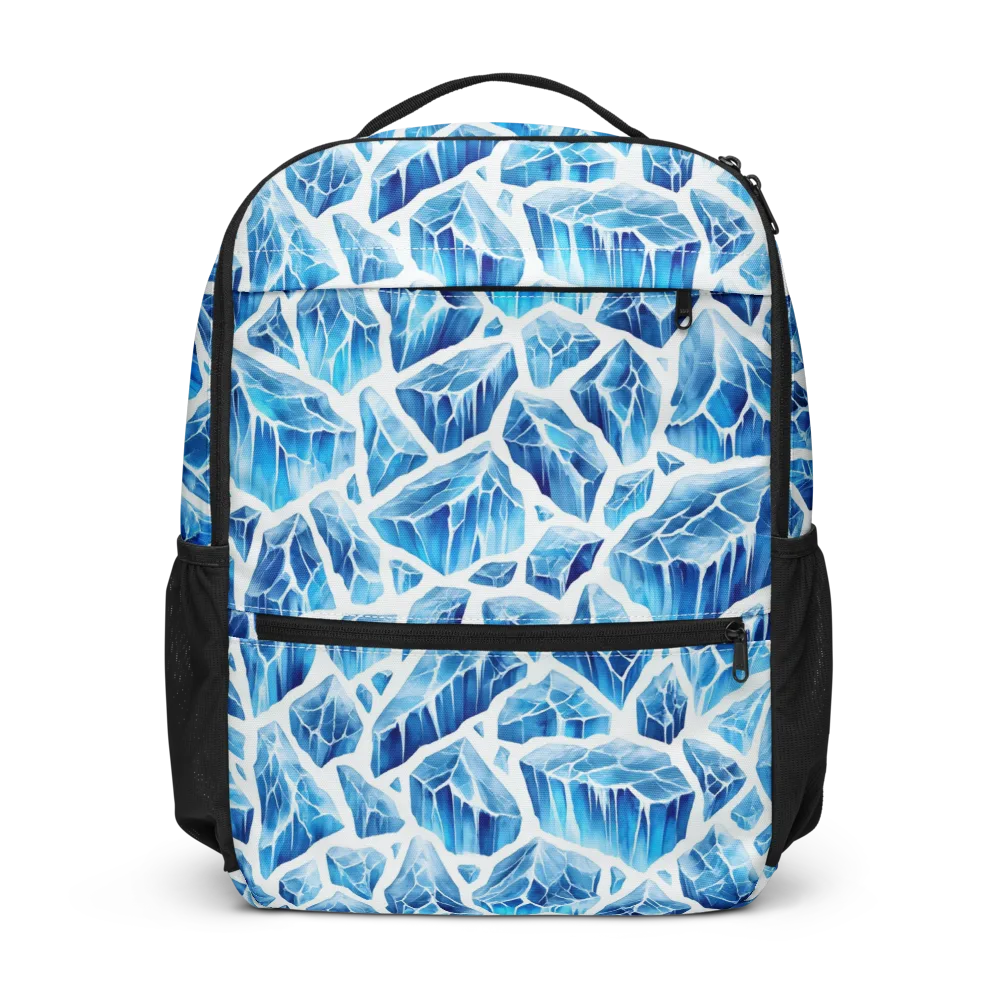 Glacial Mosaic on Utility Backpack — Front
