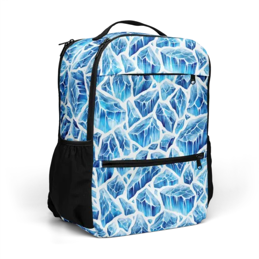 Glacial Mosaic on a Utility Backpack