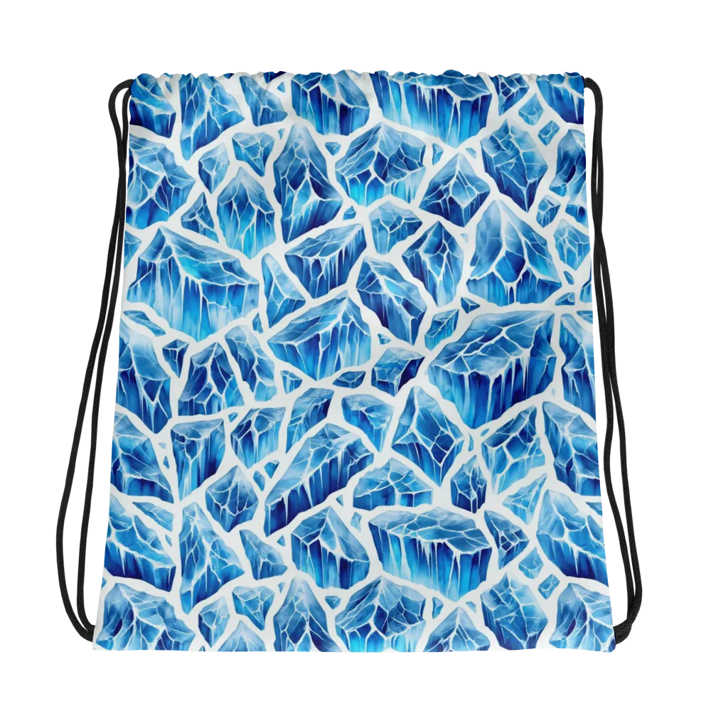 Glacial Mosaic on Drawstring Bag — Photo