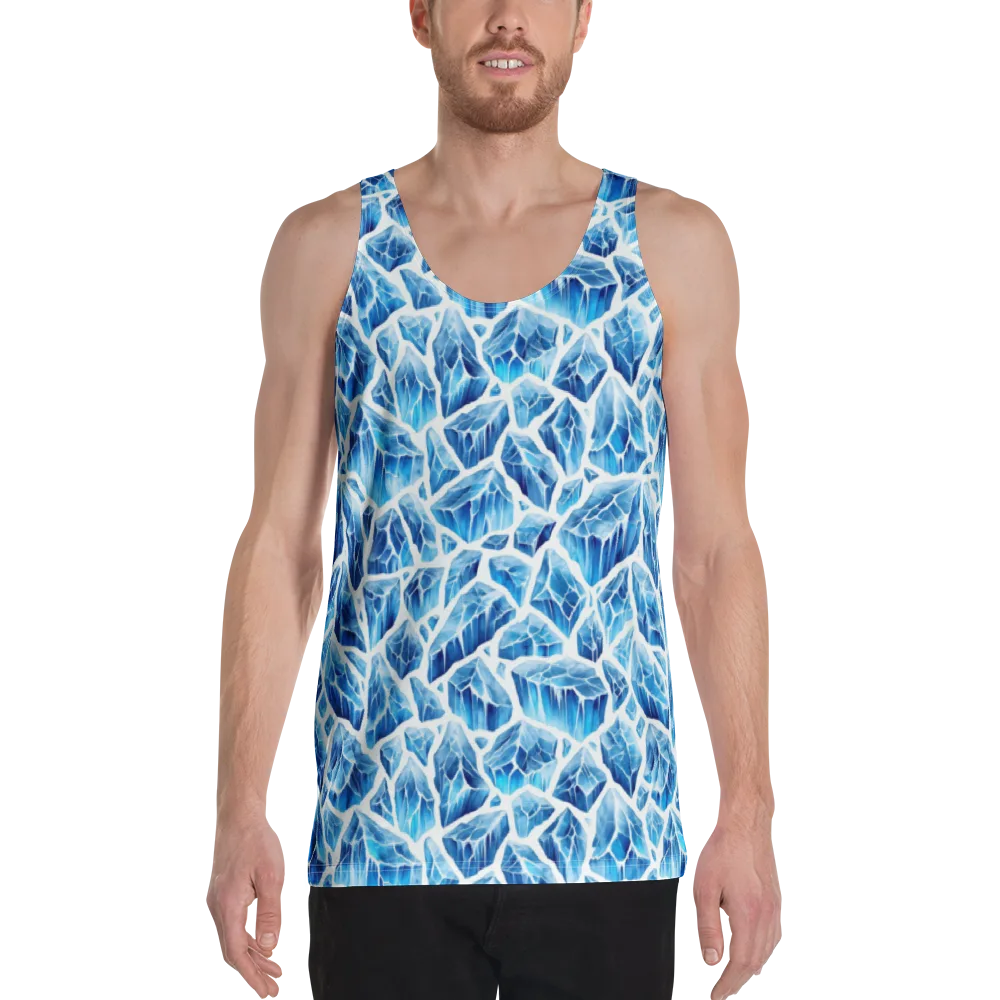 Glacial Mosaic on Men's Tank Top — Front