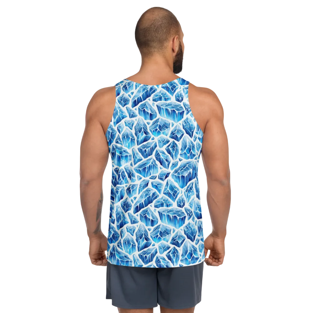 Glacial Mosaic on Men's Tank Top — Back