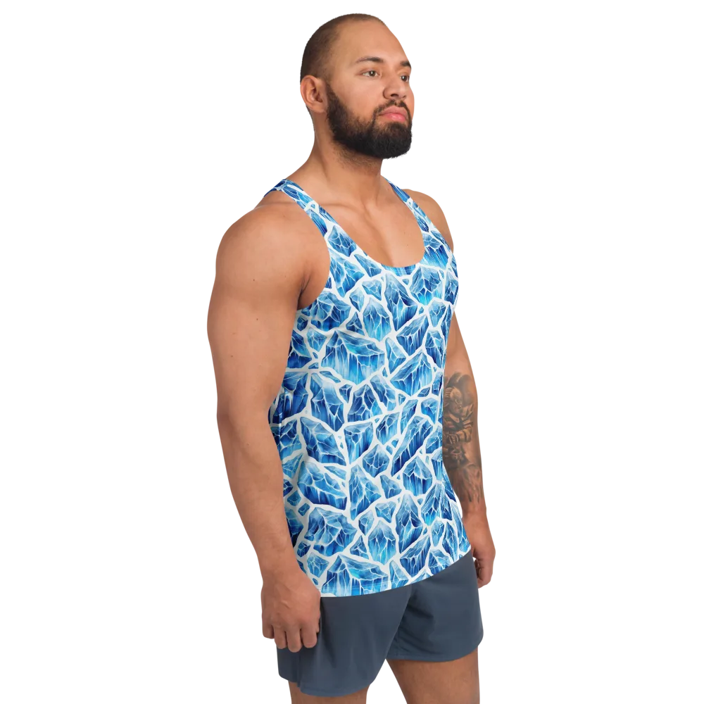 Glacial Mosaic on Men's Tank Top — Right Front