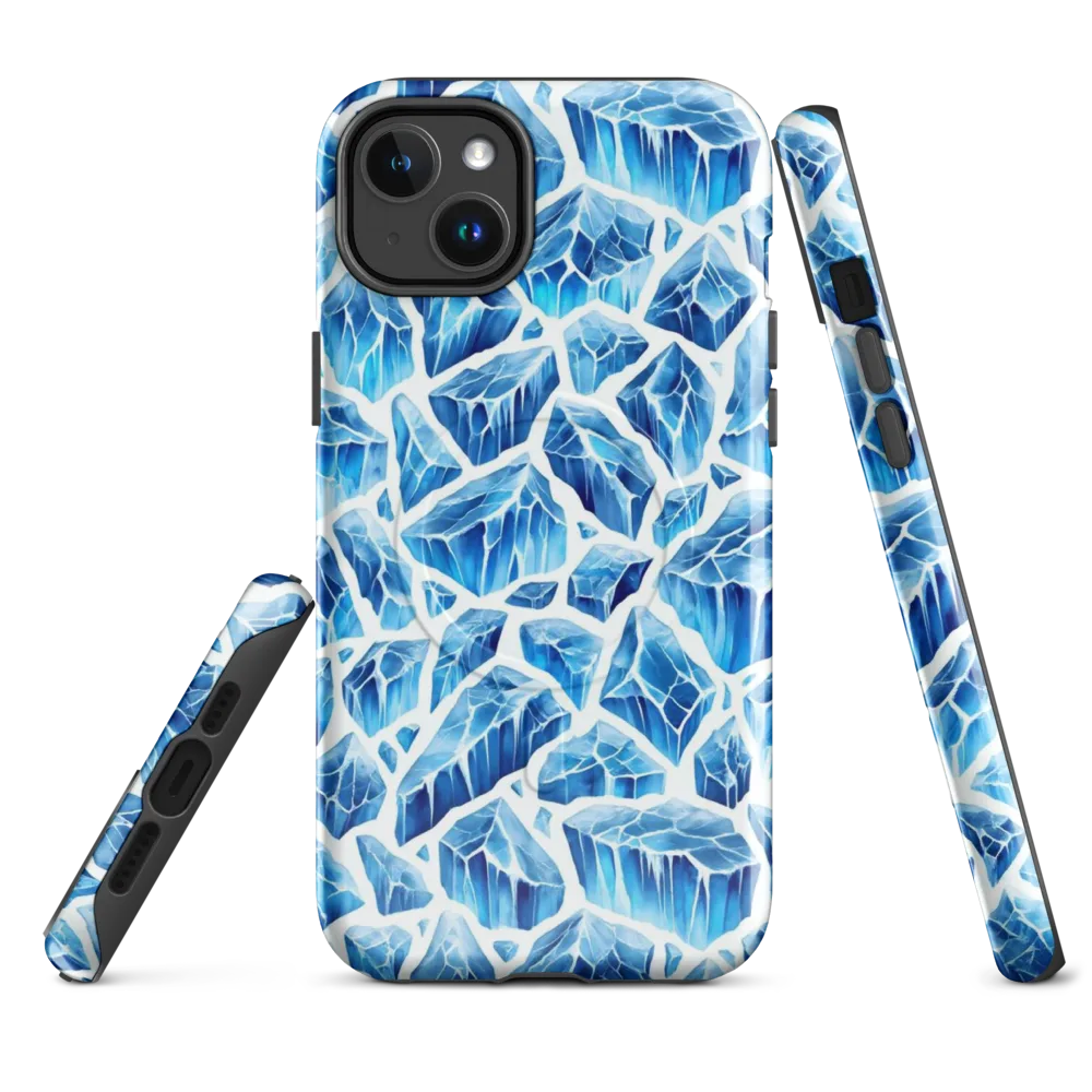 Glacial Mosaic on MagSafe Tough Case for iPhone® — Front