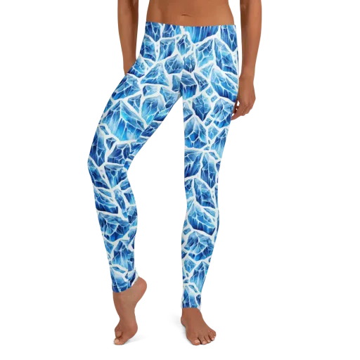 Glacial Mosaic on a Leggings