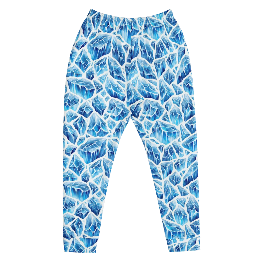 Glacial Mosaic on Men's Joggers — Front