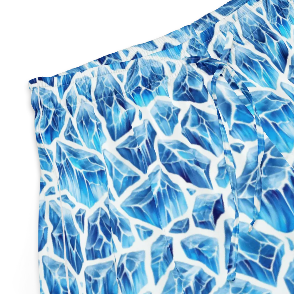 Glacial Mosaic on Women's Pajama Shorts — Product details
