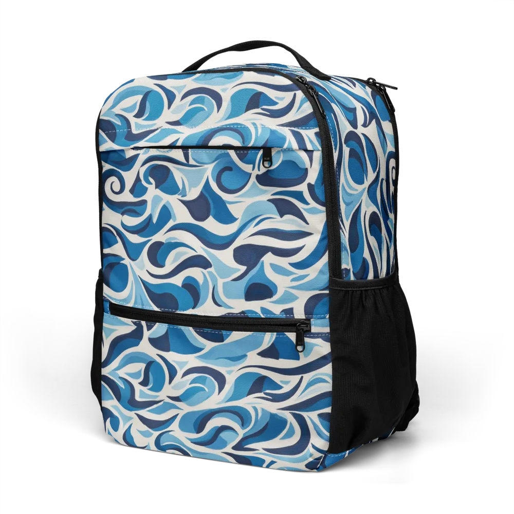 Azure Sway on Utility Backpack — Left Front