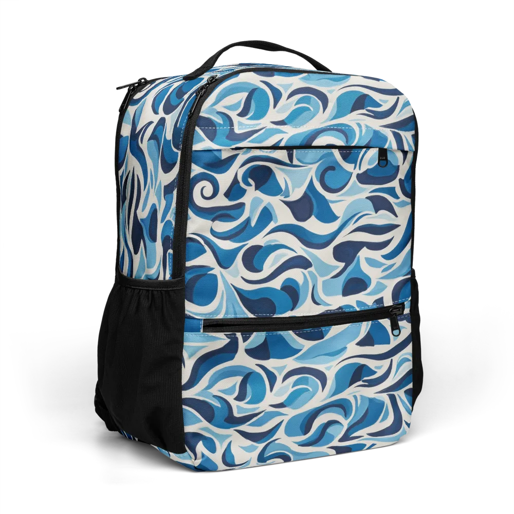 Azure Sway on Utility Backpack — Right Front