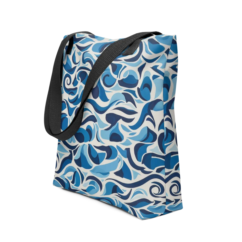Azure Sway on Tote Bag — Front
