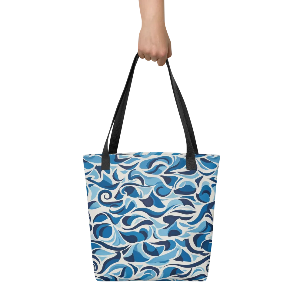 Azure Sway on Tote Bag — Front